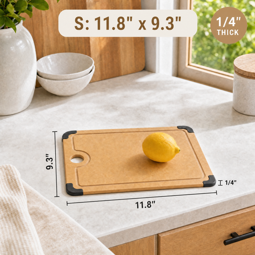 S 11.8x9.3 inch 1/4 thick — slicing lemon, kitchen window